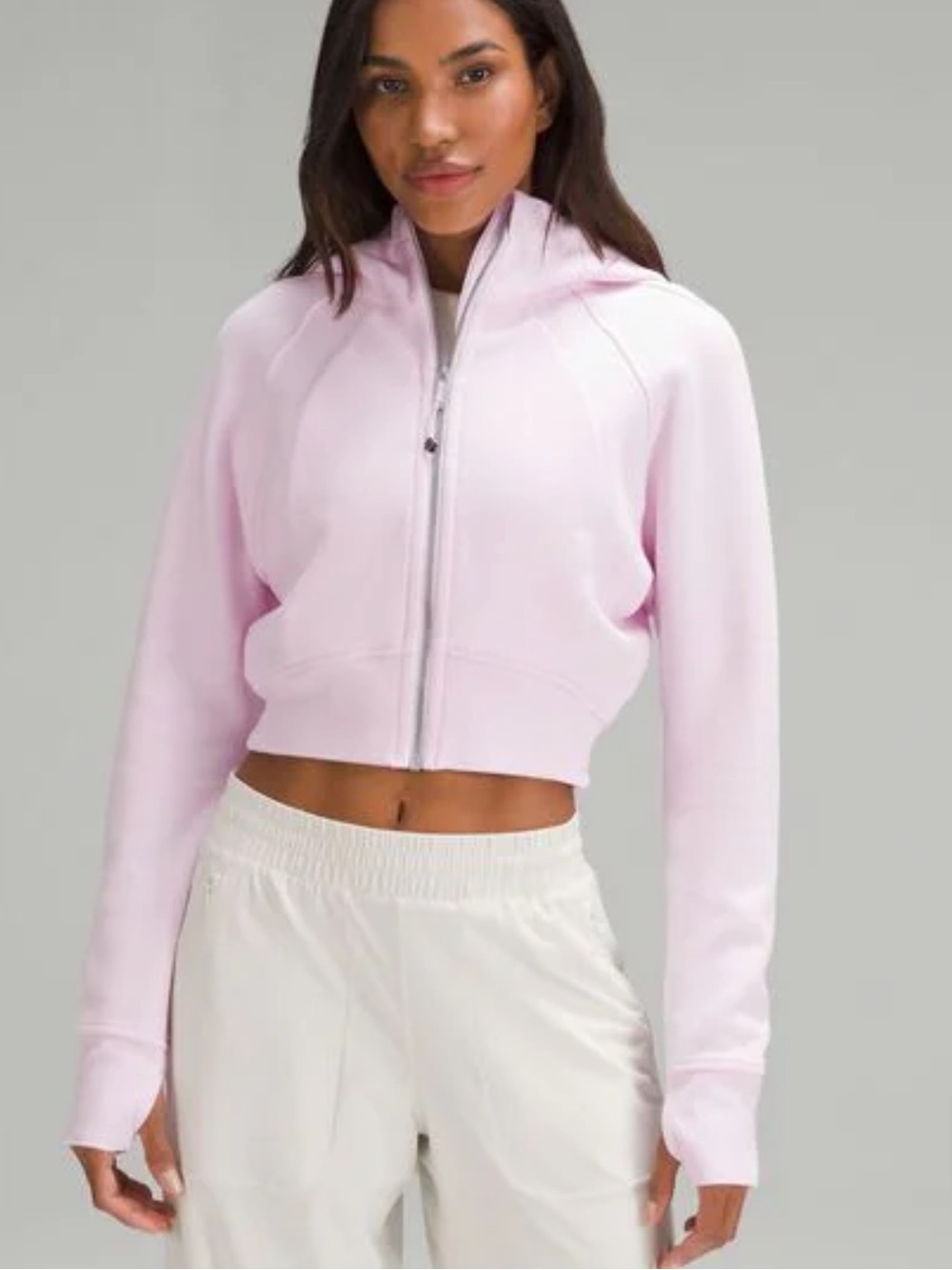 Lululemon - Scuba Full-Zip Cropped Hoodie